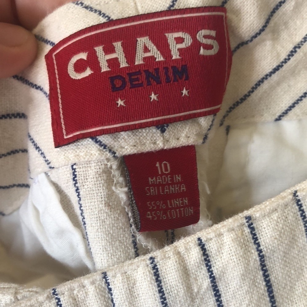 CHAPS linen cotton pants - Picture 2 of 6